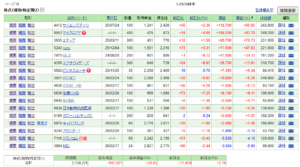 2026年2月末時点のSBI証券口座サマリー(現物株)評価額約273万円、含み益約55万円